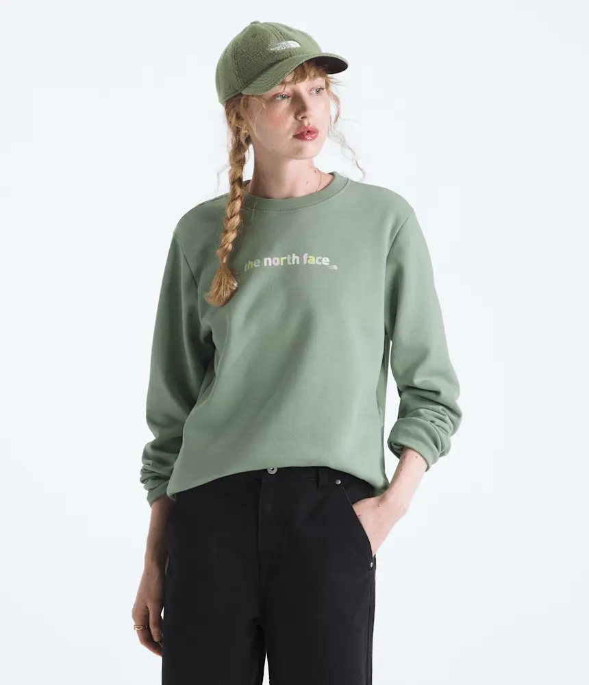 

Женская толстовка Evolution Proud Crew - графика The North Face, Slate Moss