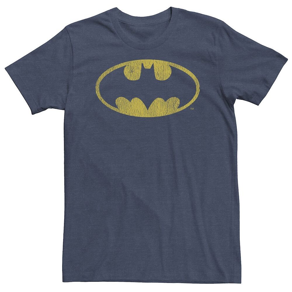 

Классическая футболка с логотипом Big & Tall DC Comics Batman Licensed Character, цвет Navy Heather