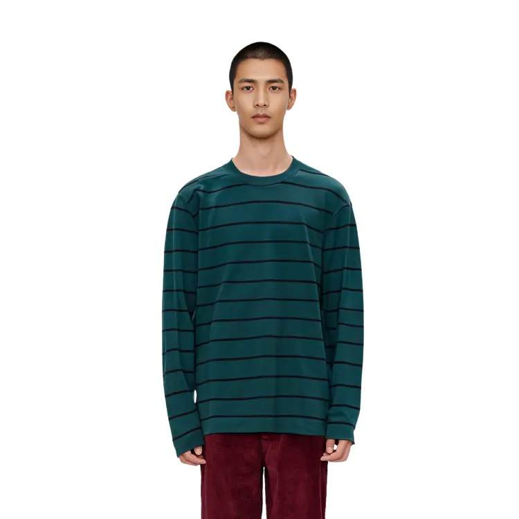 Футболка унисекс бирюзовая Uniqlo, бирюзовый — фото 3