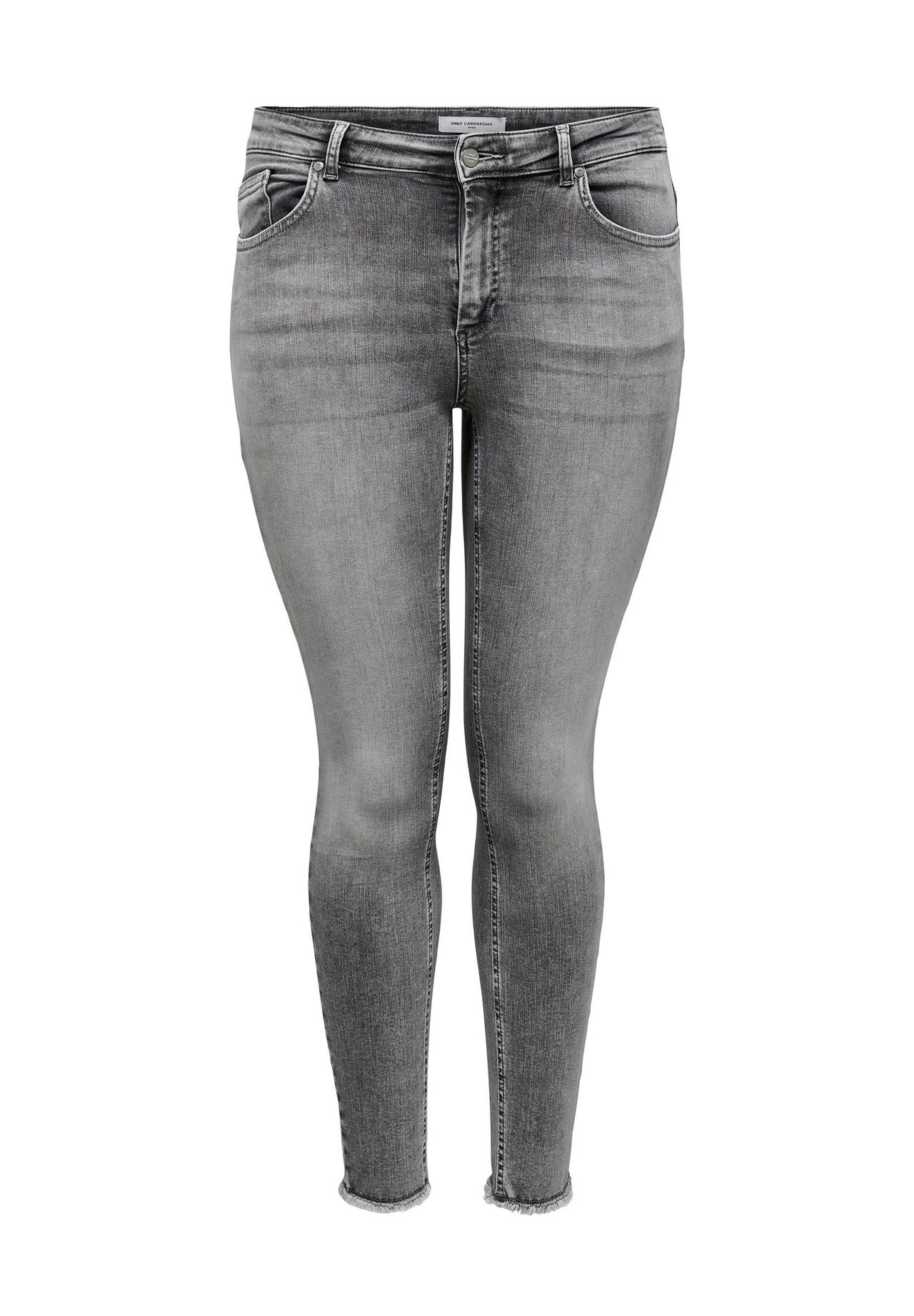 

Джинсы с пятью карманами женские ONLY CARMAKOMA, цвет 195318 Grey Denim