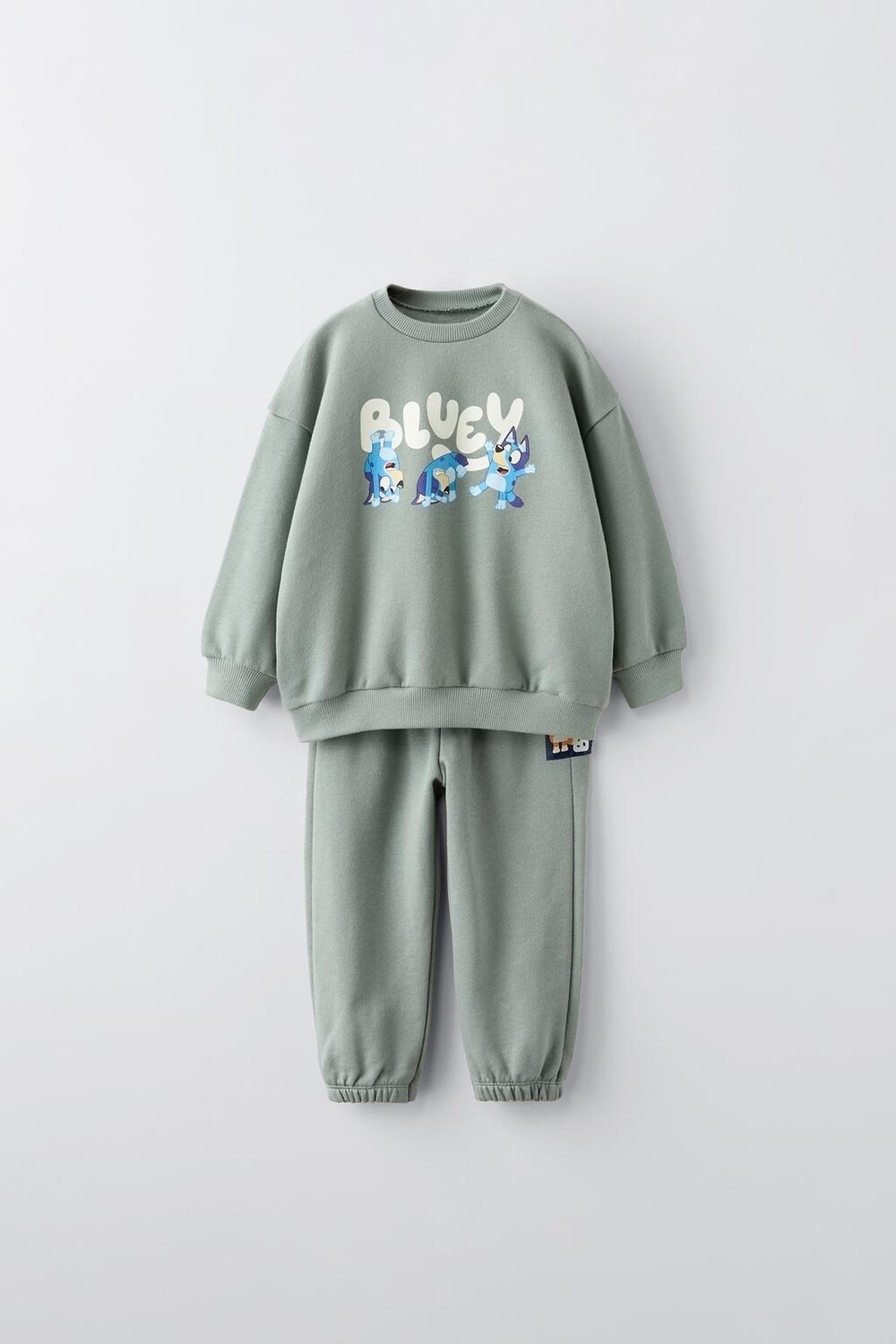 

Комплект из джоггерсов и свитшота bluey ludo studio ZARA, сине-серый
