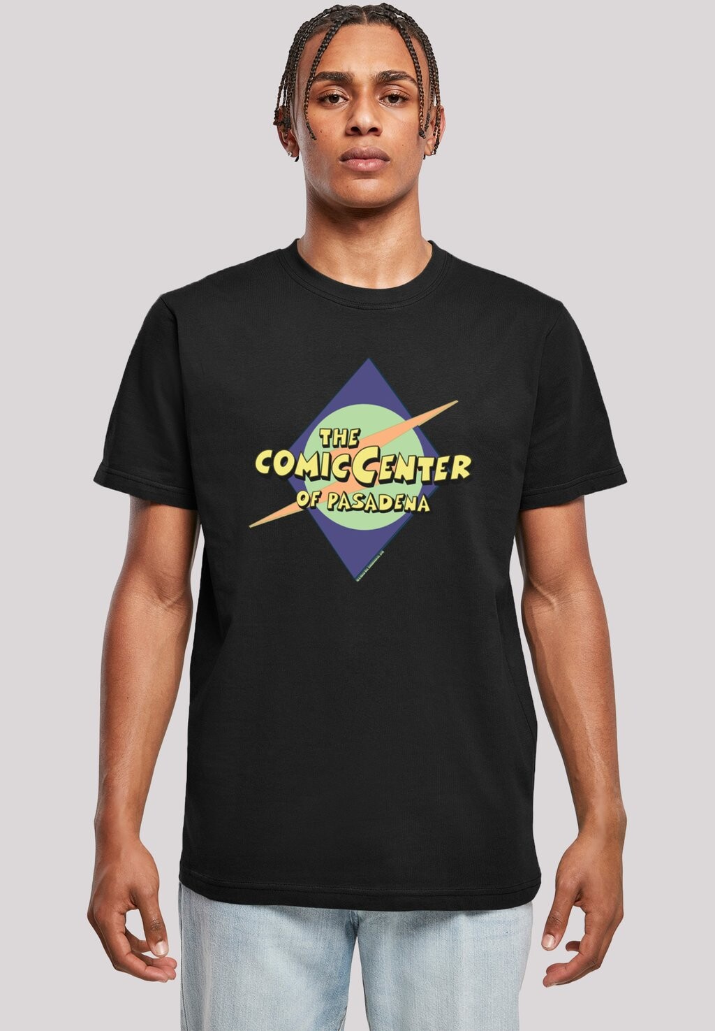 

Футболка с принтом BIG BANG THEORY THE COMIC CENTER F4NT4STIC, цвет black