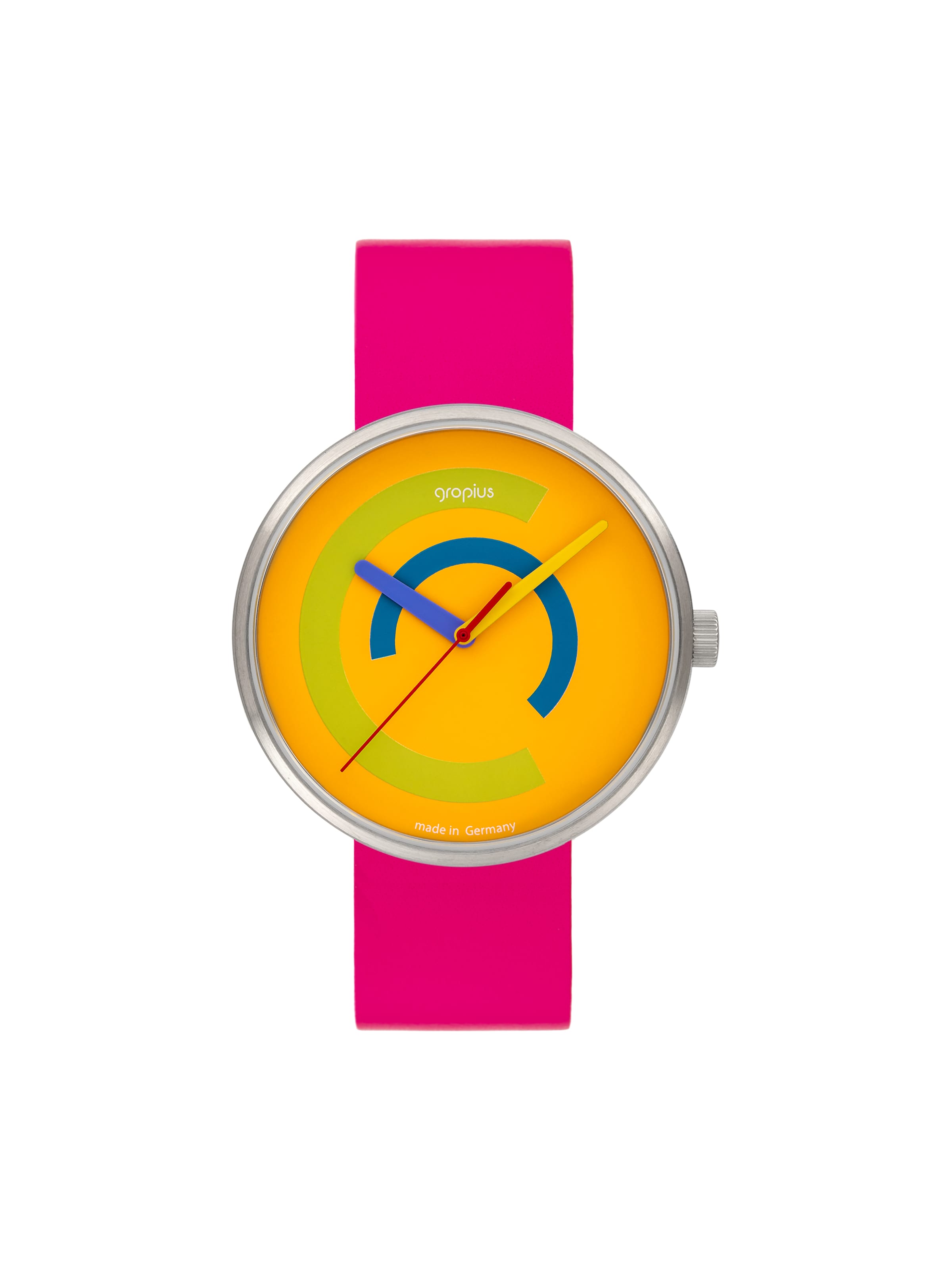 

WALTER GROPIUS Часы Analog 'CENTUM' в желтом цвете