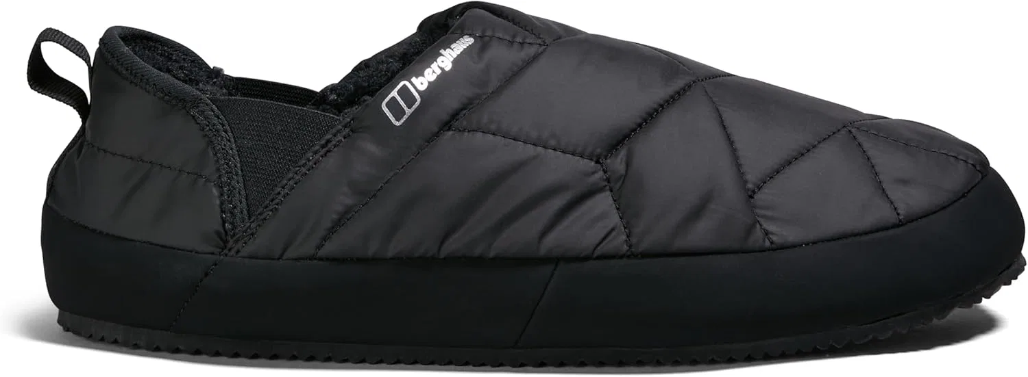 Тапочки Berghaus Unisex Bothy Slipper 2.0, Jet Black And Grey Pinstripes — фото 2
