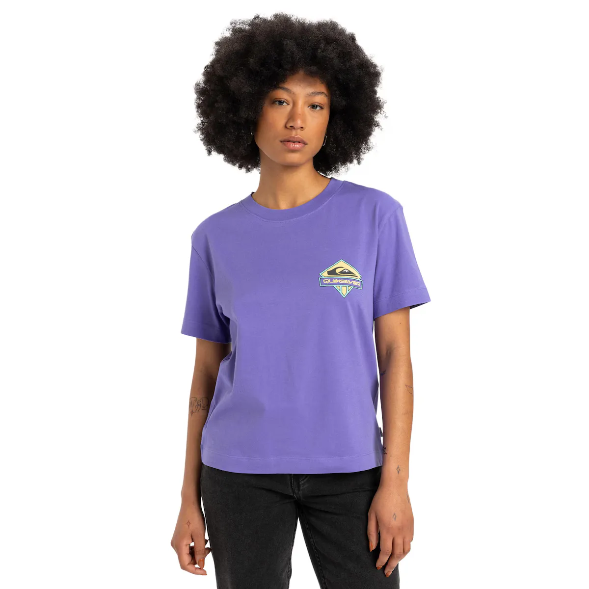 

Женская футболка Quiksilver Standard, фиолетовый