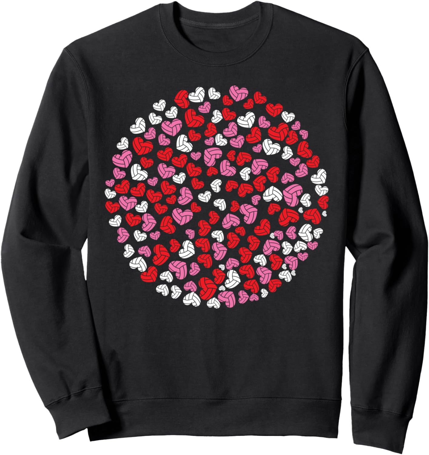 

Толстовка ко Дню святого Валентина для волейбольной команды Cute Sand Beach Volleyball Hs0, черный