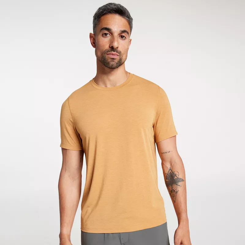 

Мужская футболка VRST Icon с короткими рукавами, цвет Palomino Gold Heather