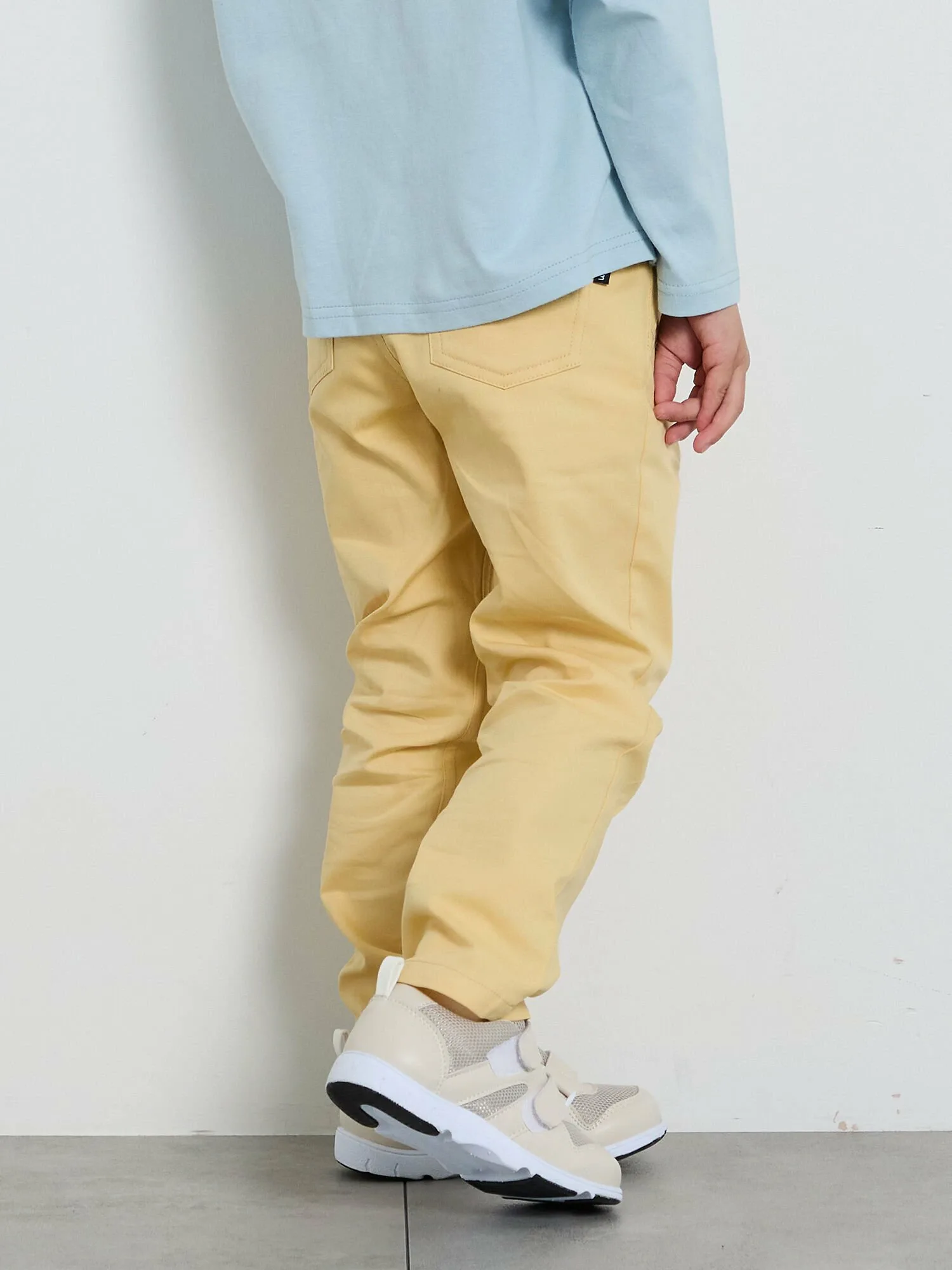 Брюки из эластичной саржи Samansa Mos2 Lagom, Yellow — фото 3