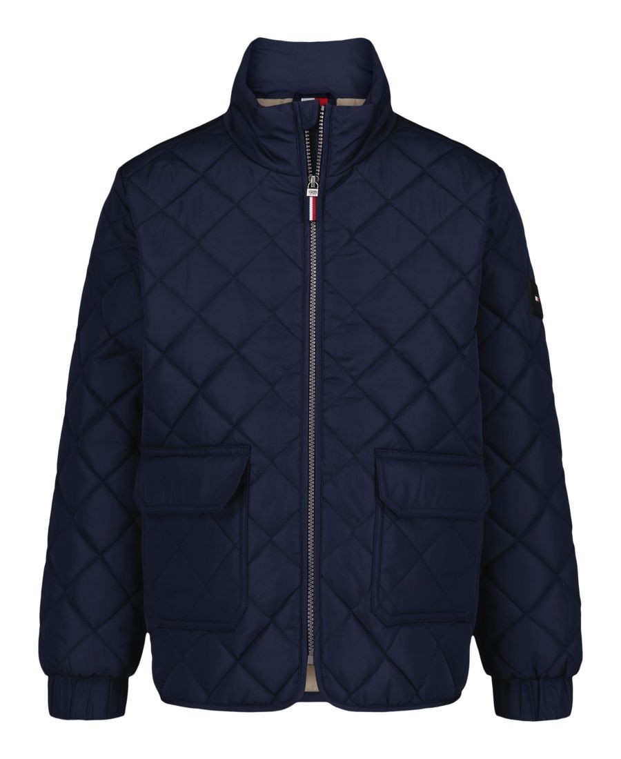 

Детская стеганая куртка Diamond для мальчиков 8-20 лет Tommy Hilfiger, Navy Blazer