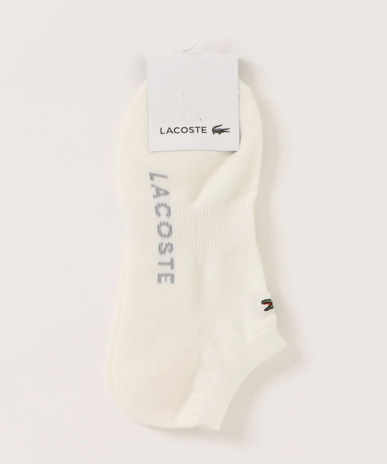 Носки Lacoste Pile Sneaker Socks, хлопок, белый