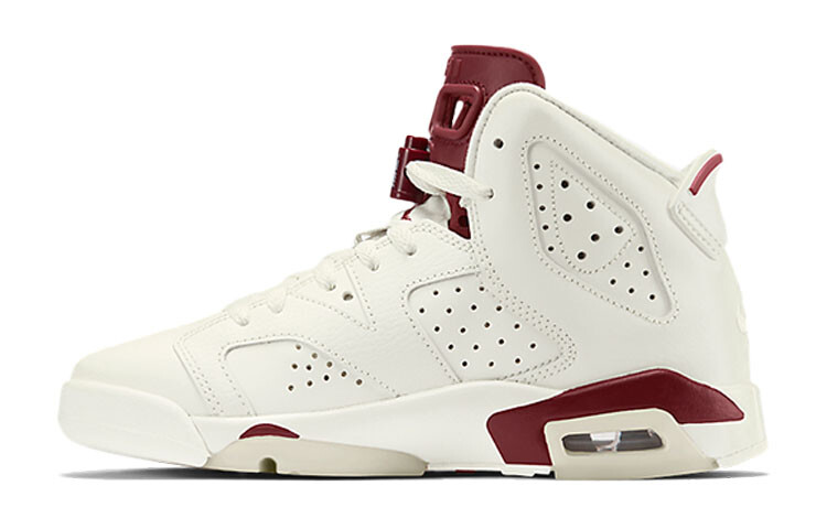 

Кроссовки Jordan Air Jordan 6 Vintage Basketball Female, белый/темно-красный