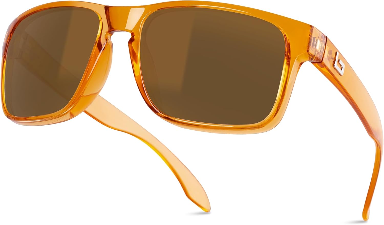 

Классические солнцезащитные очки Bnus итальянского производства с линзами Corning из настоящего стекла и возможностью поляризации B.N.U.S, Crycal Brown / Polarized Brown