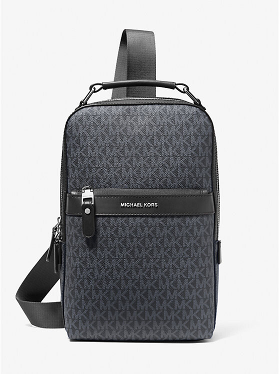

Сумка-слинг с логотипом Hudson Michael Kors Mens, черный