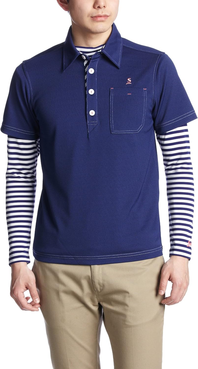 

Рубашка-поло Srixon, быстросохнущая, с защитой от УФ-излучения, стильный силуэт, комплект из 2 штук, темно-синий