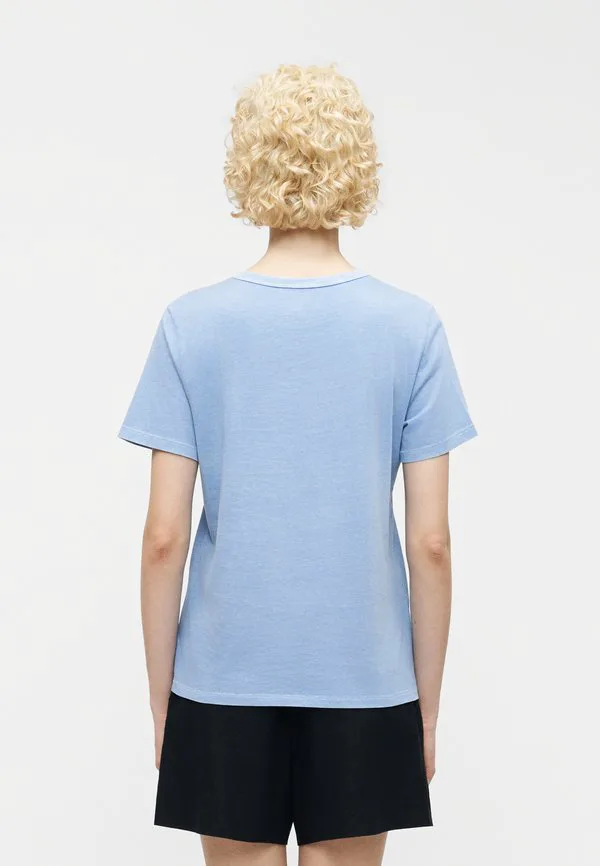 Базовая футболка crew Gap, Moonstone Blue — фото 3