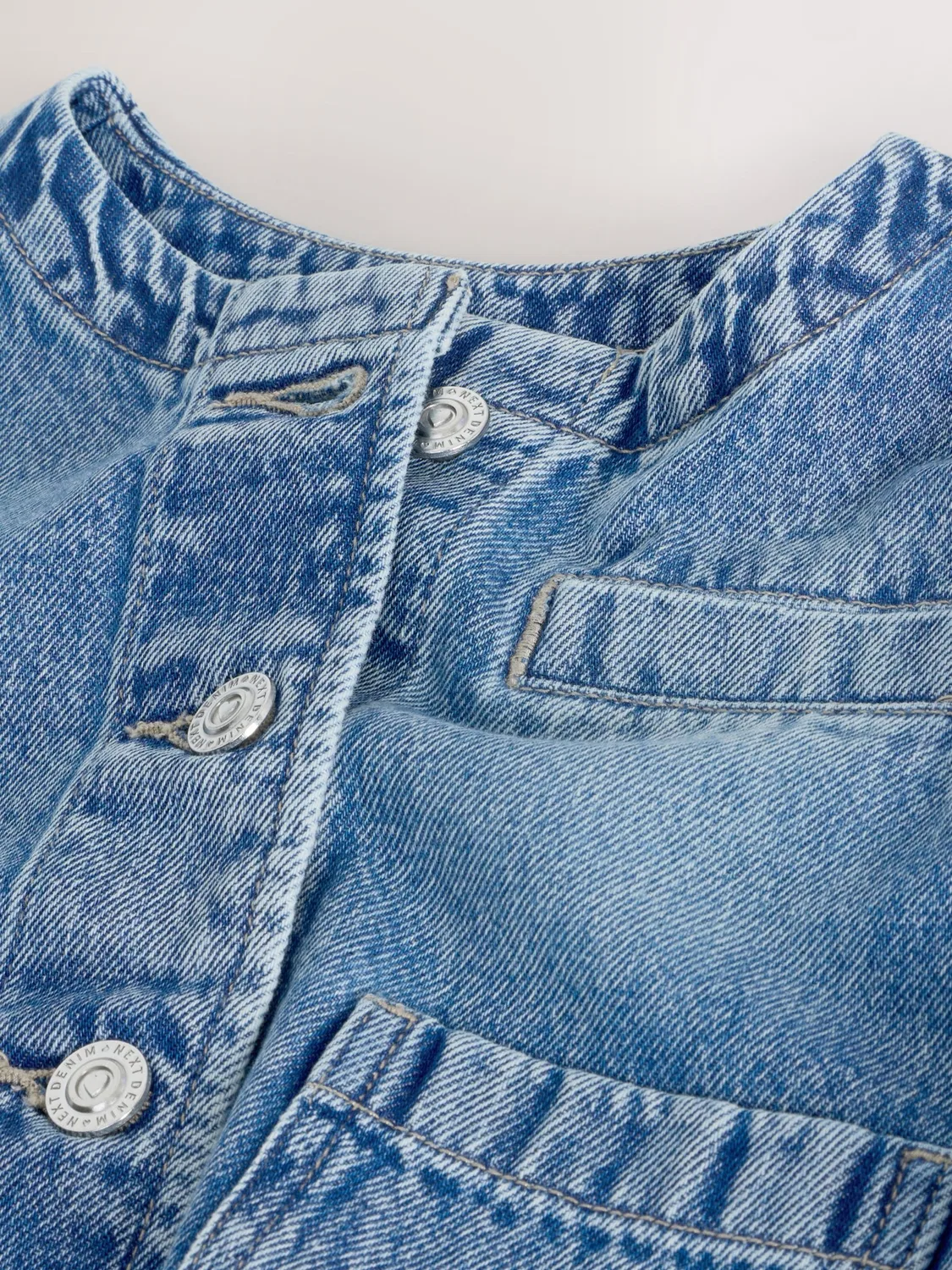 Куртка межсезонья Next, Blue Denim — фото 2