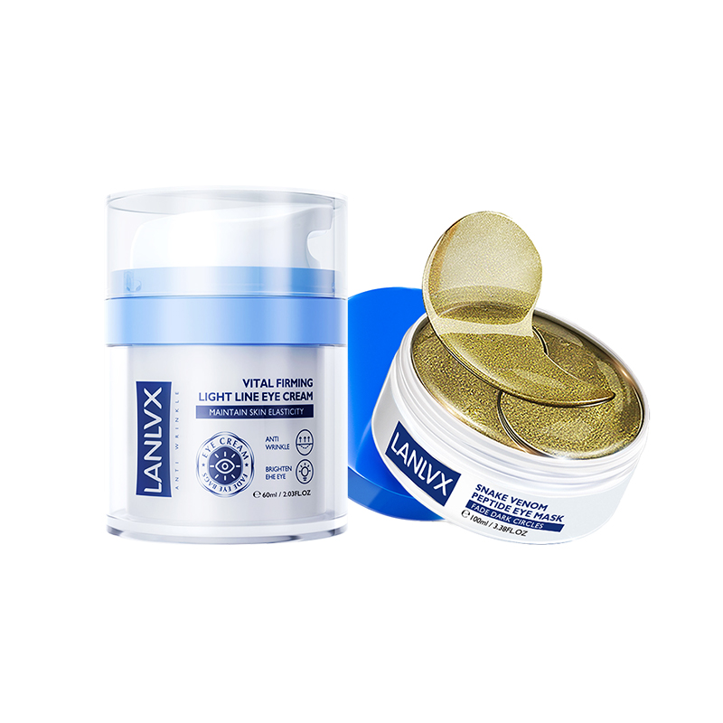 

Набор для ухода за кожей против морщин вокруг глаз, подтягивающий и увлажняющий, комплект из 2 предметов LANLVX