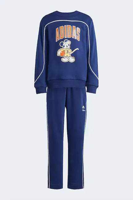 Спортивный костюм детский с принтом Disney Adidas, синий — фото 2