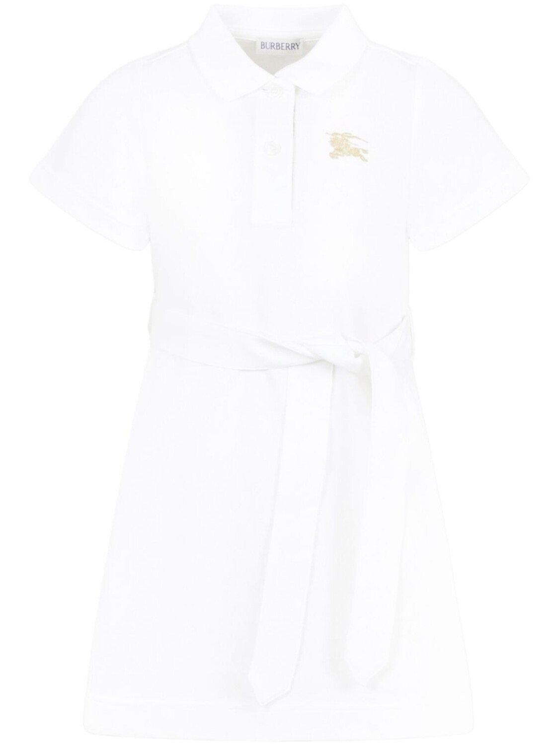

Платье Burberry Kids EKD с вышивкой, белый
