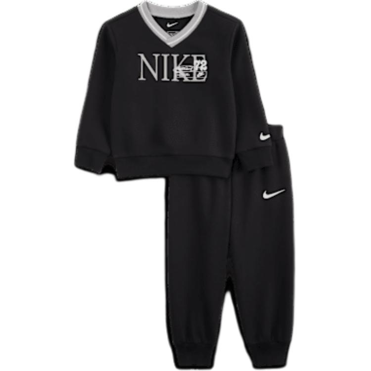 Nike Повседневная спортивная одежда Heritage Gray Black для младенцев и малышей — фото 3