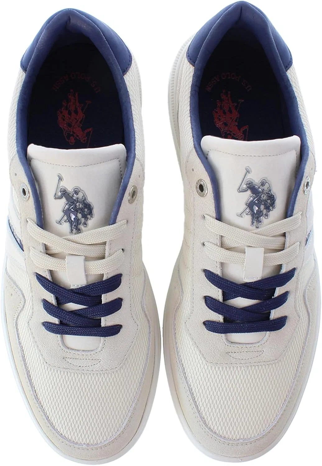 Кроссовки мужские из замши, US Polo Assn. NATE001M4MS1 U.S.POLO ASSN., Beige — фото 2