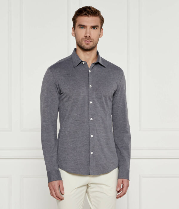 

Рубашка p-roan-kent Slim fit Boss, серый