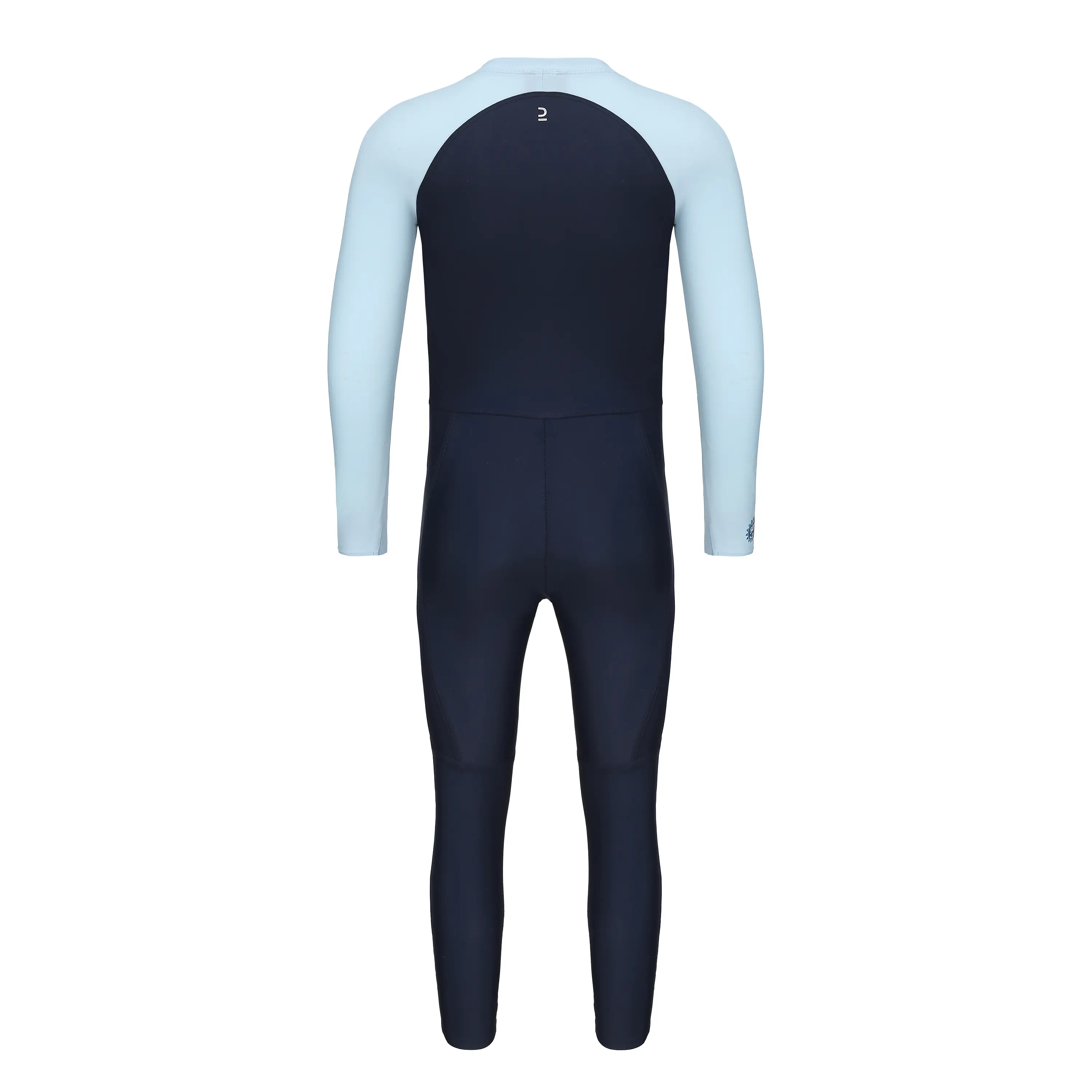 Мужские детские длинные плавки Nabaiji UV Combiswim 100 SPACE BLUE — фото 4