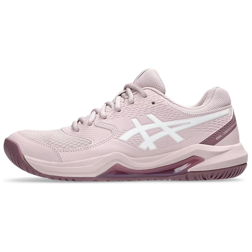 

Женские кроссовки Asics Gel Dedicate 8 Watershed Rose White, линия раздела розовый/белый