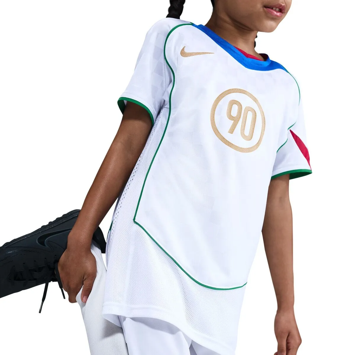 Детская футболка Dri-FIT Total 90 Energy Nike, белый — фото 2