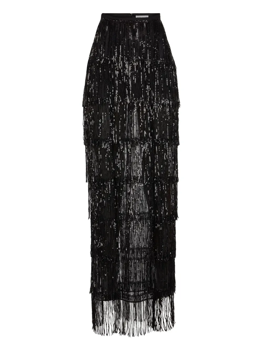 

Юбка макси с пайетками Nina Ricci, черный