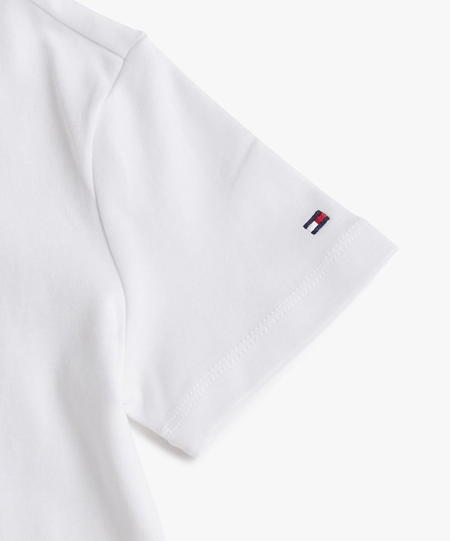 Футболка с коротким рукавом и графическим принтом TOMMY HILFIGER, White YBR — фото 3