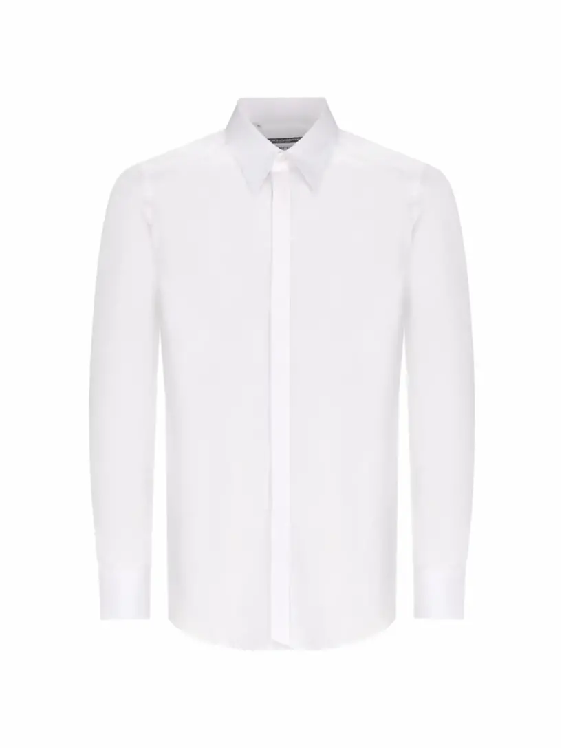 

Хлопковая рубашка Dolce&Gabbana, белый