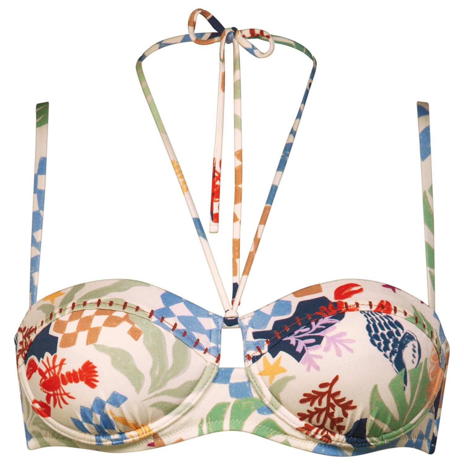 

Верх бикини Watercult Women's Seaside Tales Bikini Top 7132, цвет Riviera Mix
