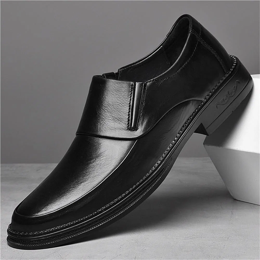 Мужские лоферы, из искусственной кожи, Monk Strap Shoes, черный DHFIRUFSHLO — фото 3