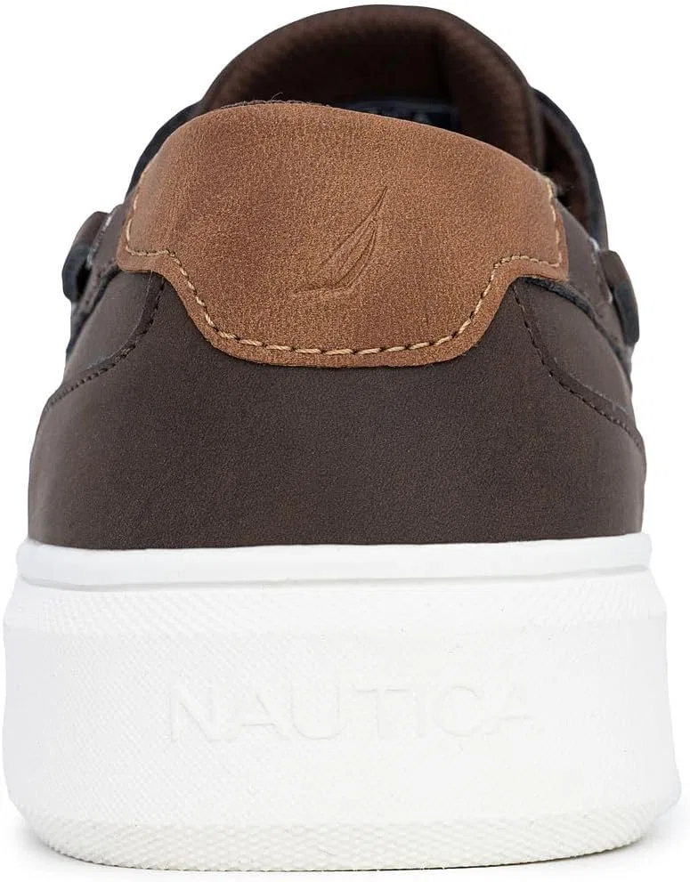 Мокасины Nautica Boat Shoe, коричневый — фото 3