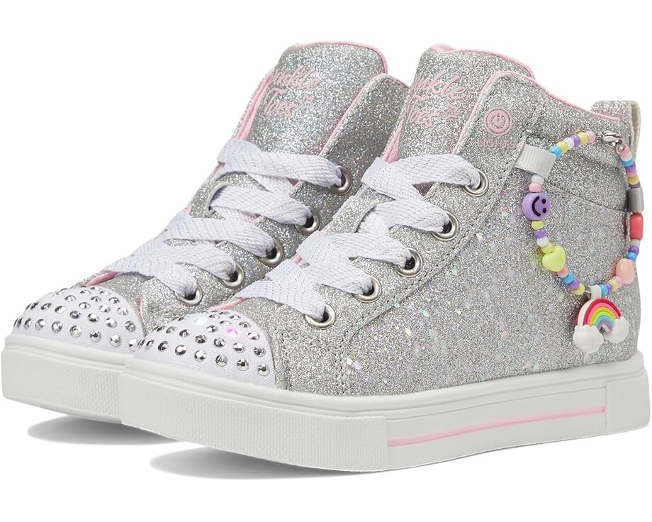 

Кроссовки SKECHERS KIDS Twinkle Sparks - Charm Bestie, серебряный