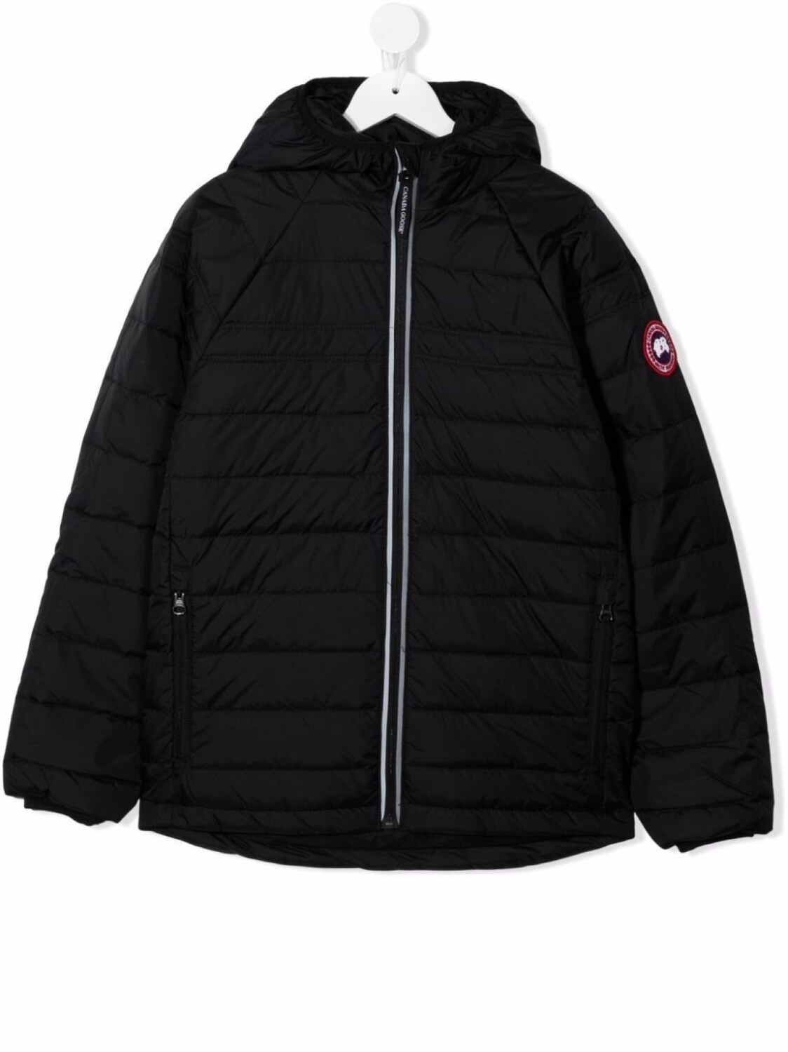 

Пуховик с логотипом Canada Goose Kids, черный