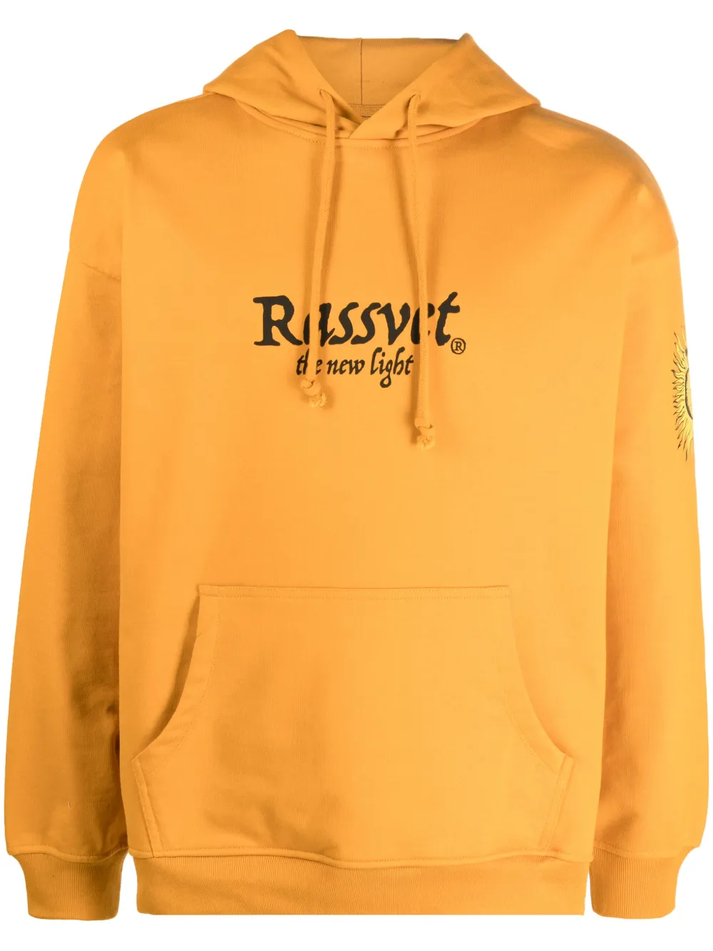 

Худи с кулиской и логотипом RASSVET, желтый