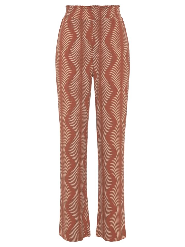 

Пижамные брюки LASCANA, цвет terracotta bedruckt