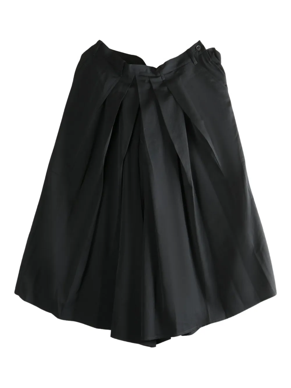 

Плиссированные брюки Yohji Yamamoto, черный