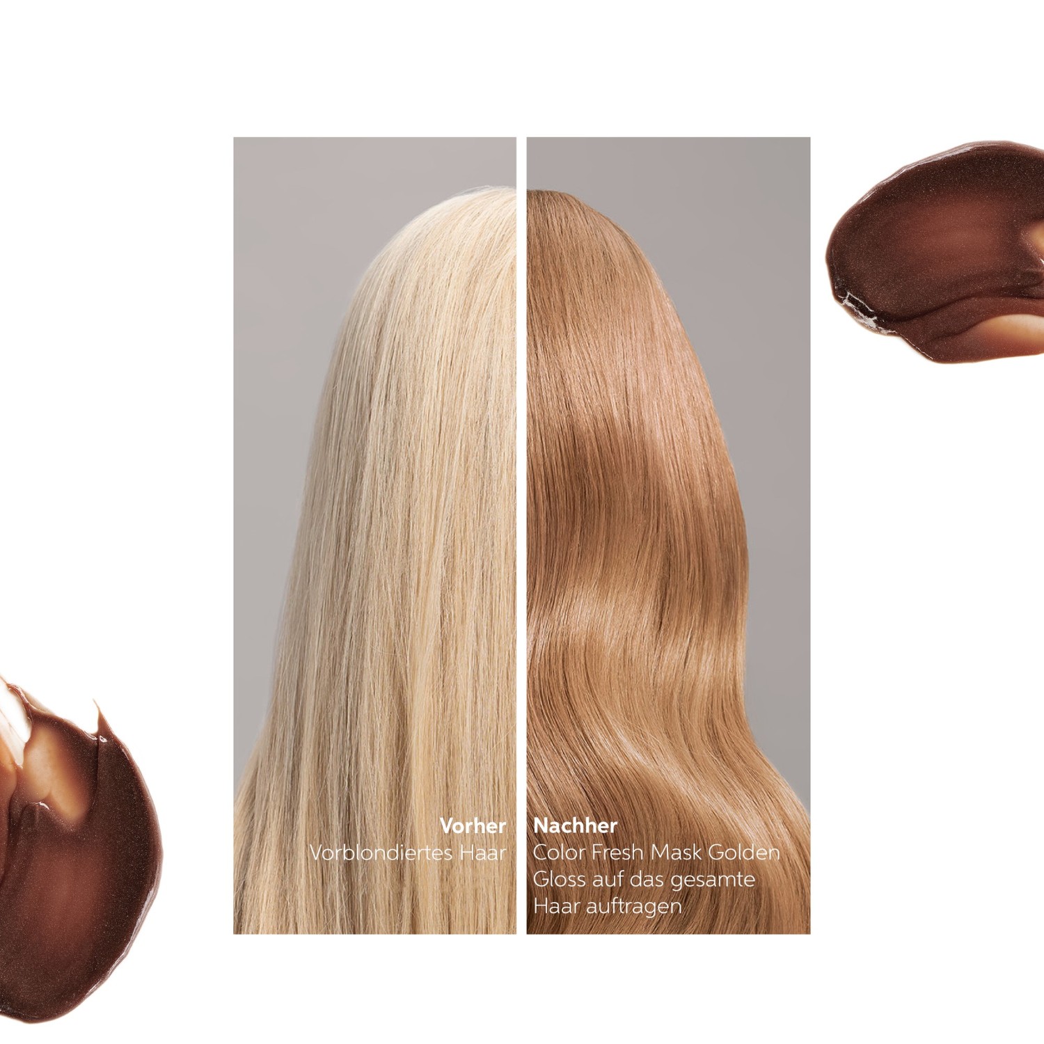 Маска для волос color fresh farbauffrischende pflegemaske Wella Professionals, golden gloss, объем 500 мл — фото 4