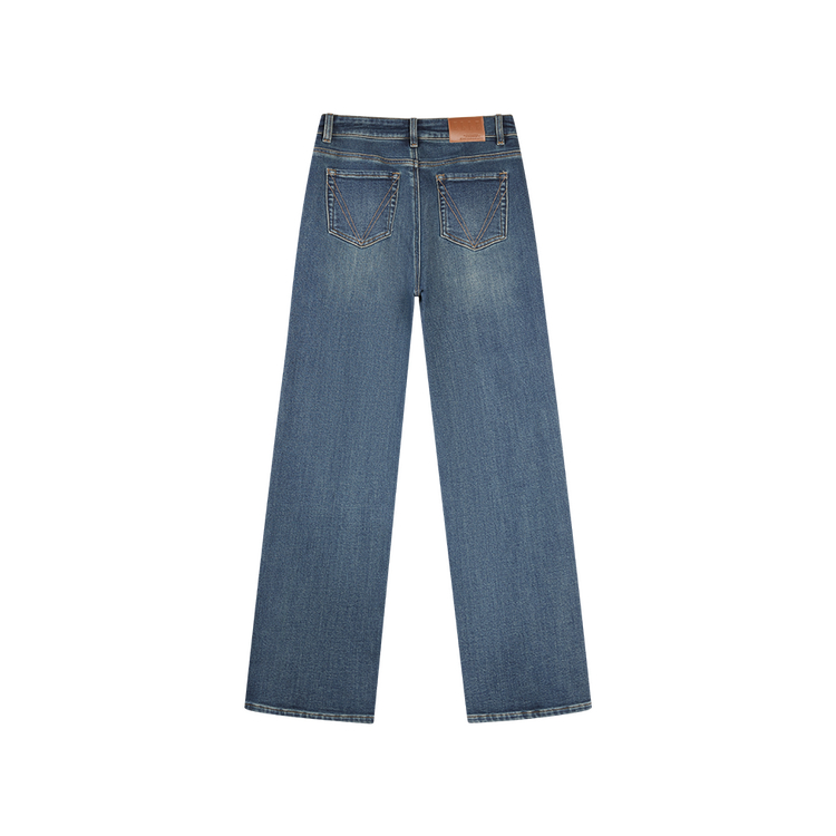 

ELLE Джинсы женские Denim Blue Moderate Straight Fit