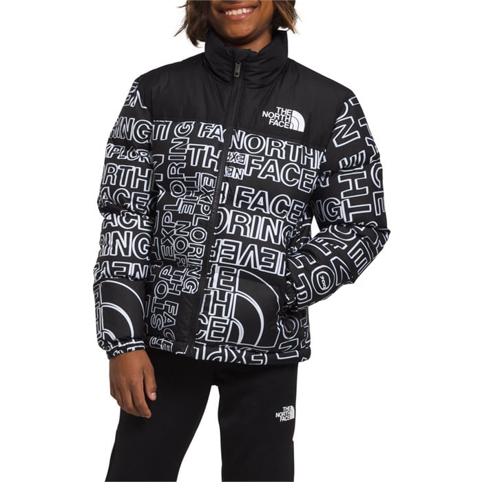 

Куртка nuptse ретро 1996 года, детская The North Face, Tnf Black/Tnf Marker Logo Print