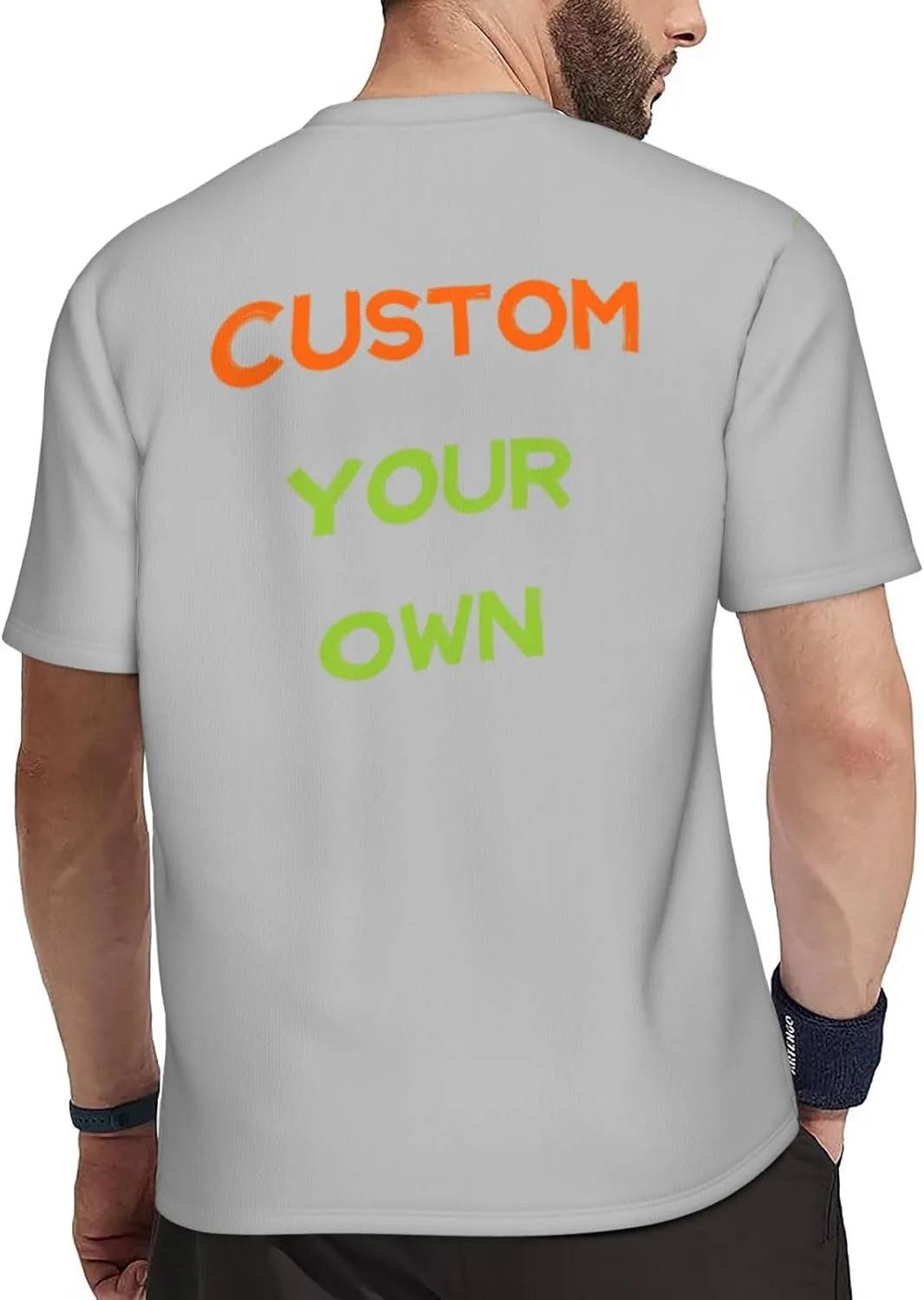 Футболка Custom с принтом на 4 сторонах для мужчин — фото 3