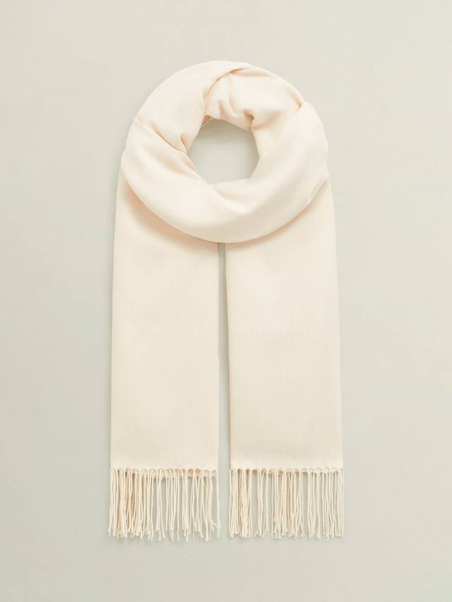 

Матовый шарф с бахромой Matilda Hobbs, Buttercream