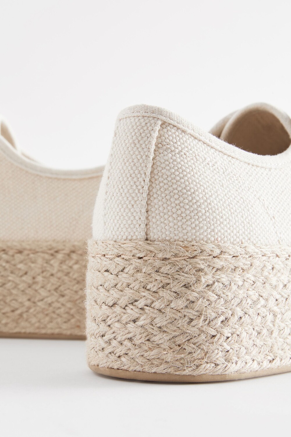 Спортивные эспадрильи Forever Comfort на толстой платформе со шнуровкой Next, бежевый — фото 4