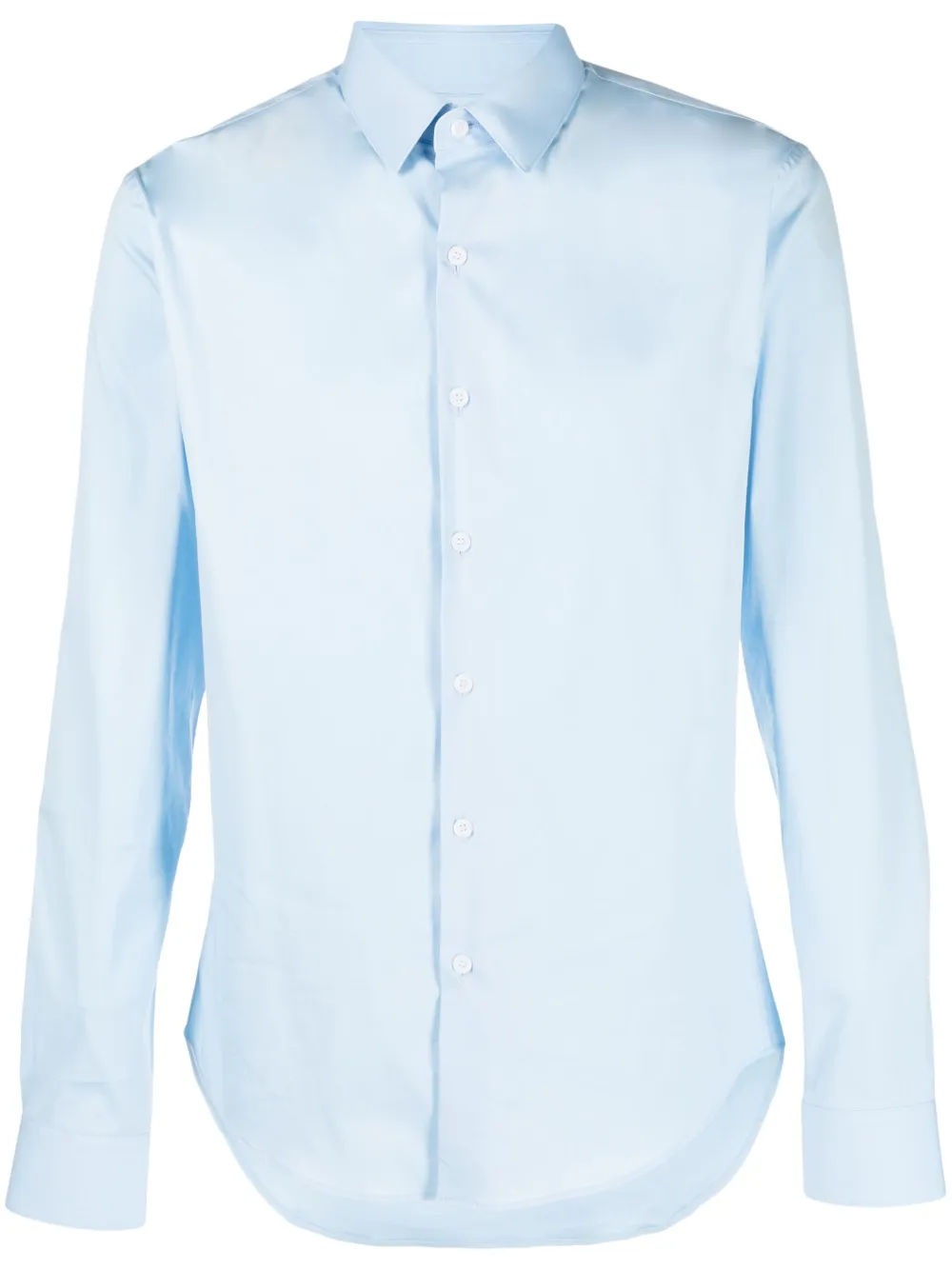 

Рубашка на пуговицах с длинными рукавами SANDRO, синий