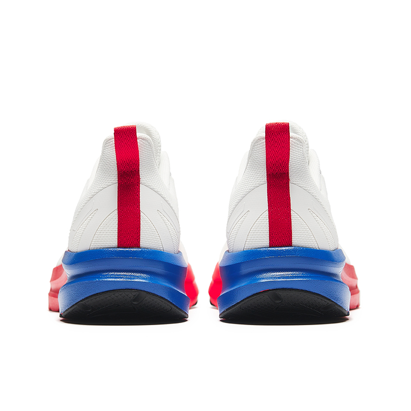 Anta Running Collection Амортизирующие нескользящие низкие повседневные беговые кроссовки мужские белый, папирусный белый/песчано-серый — фото 4