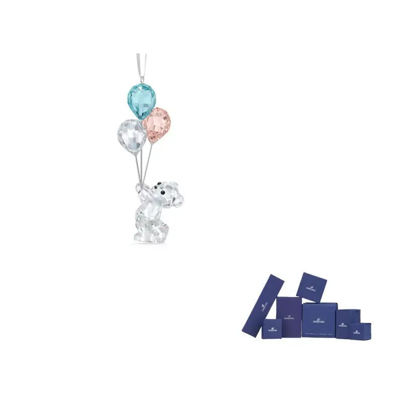 

Swarovski Искусственный хрустальный кулон унисекс прозрачный/синий/розовый, Transparent/Blue/Pink
