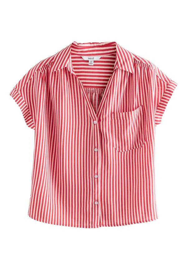 Рубашка с коротким рукавом Next, Red White Stripe